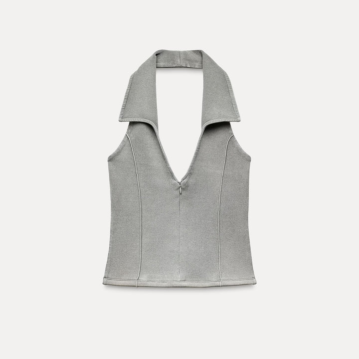 Moudda ZARA - Top Interlock Délavé Dos Nu - Tunisie 2