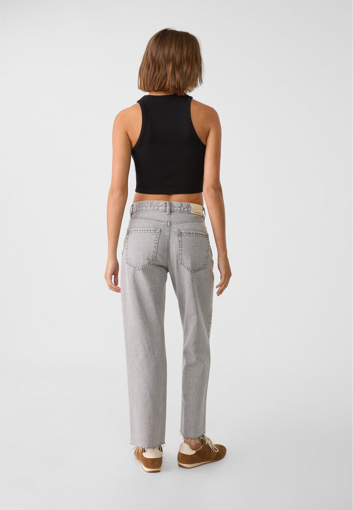 Moudda STRADIVARIUS - Jean D96 Straight Cropped - Tunisie 5