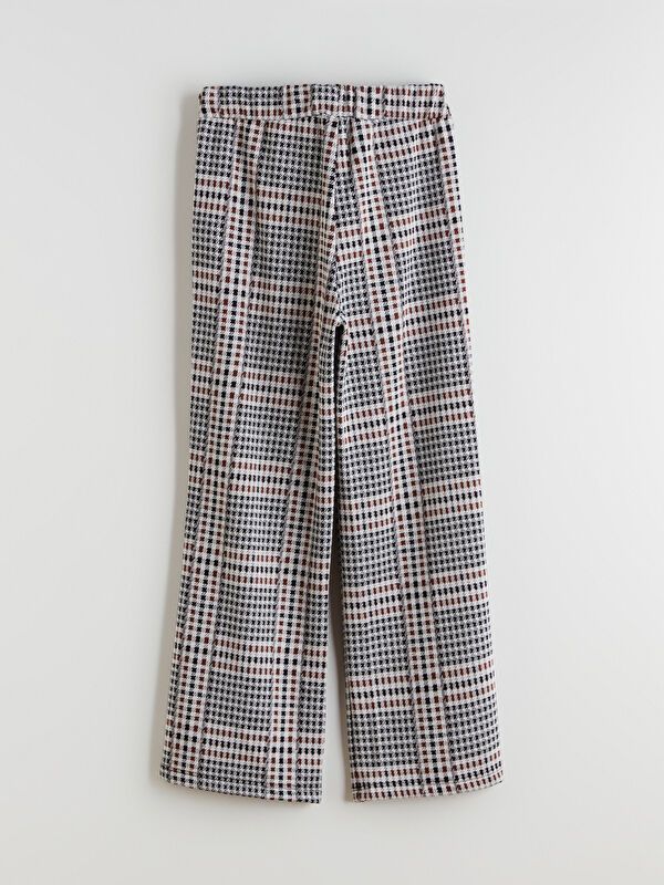 Moudda LC Waikiki - Pantalon en jersey couleur Jacquard beige pour filles - Tunisie 3