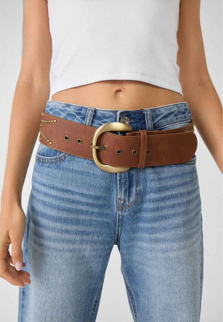Moudda STRADIVARIUS - Ceinture Large avec Motif Géométrique - Tunisie 5
