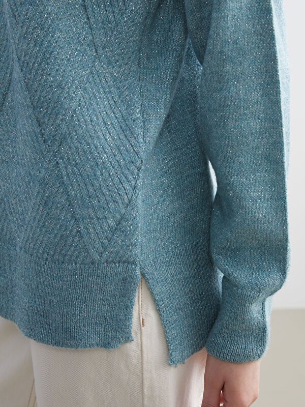 Moudda LC Waikiki - Pull-over épais en tricot cv pour Femmes - Tunisie 3