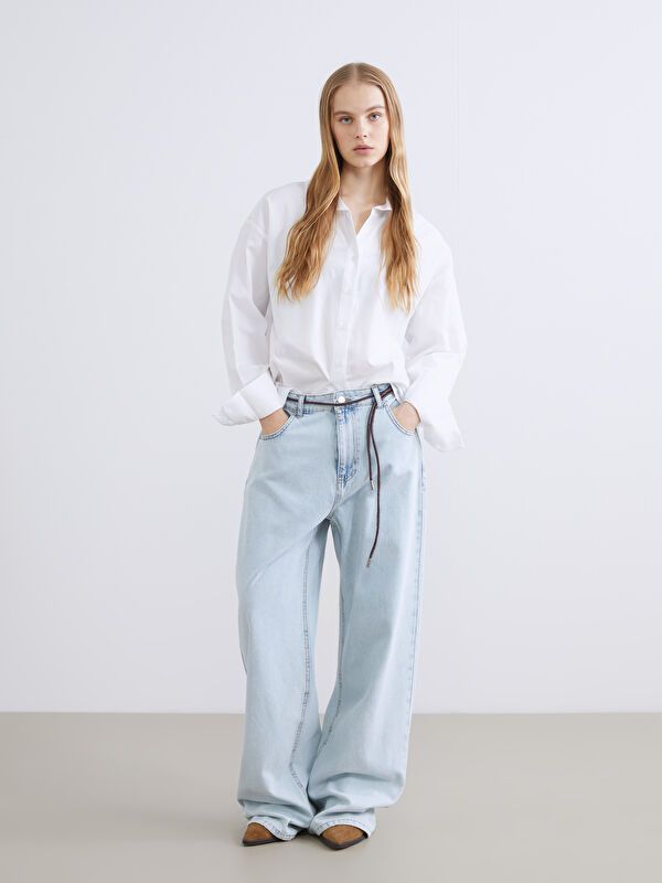 Moudda LC Waikiki - pantalon tissé en jean pour Femmes - Tunisie 1