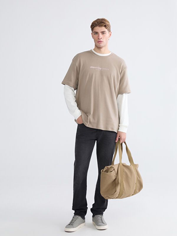 Moudda LC Waikiki - T-shirt imprimé manches courtes en jersey - Tunisie 2