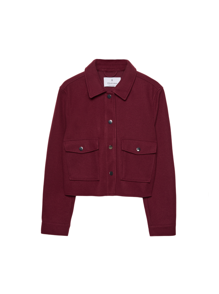 Moudda STRADIVARIUS - Veste Courte avec Snaps Soft - Tunisie 1