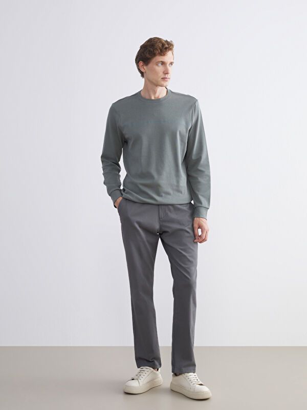 Moudda LC Waikiki - Sweat-shirt basique en jersey imprimé pour Hommes - Tunisie 2