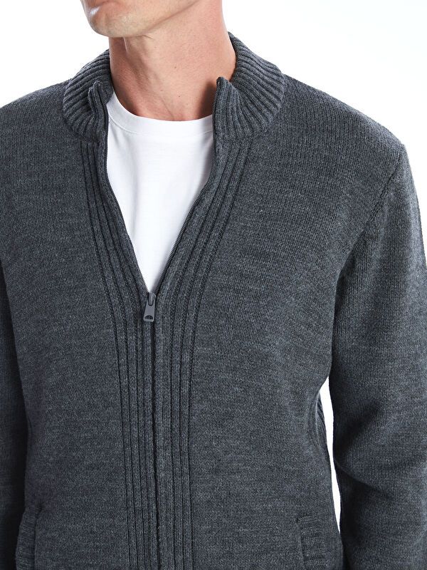 Moudda LC Waikiki - Cardigan en tricot Homme Mélange de gris moyen - Tunisie 3