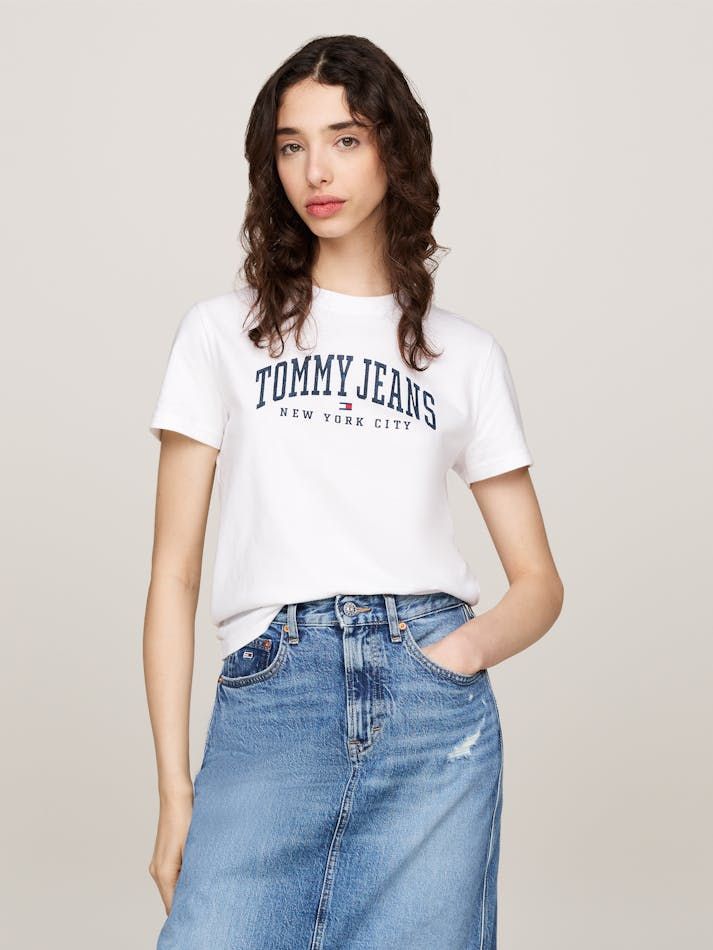 Moudda Tommy Hilfiger - Tshirt Ras Du Cou Avec Logo Universitaire  - Tunisie 1