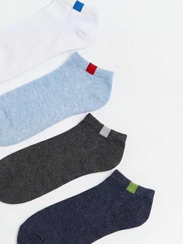 Moudda LC Waikiki - Chaussettes liner trainer (sport) pour Homme couleur Mélange teint fil - Tunisie 2