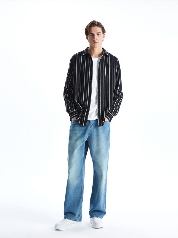 Moudda LC Waikiki - Chemise manches longues en tissu pour Homme - Tunisie 2