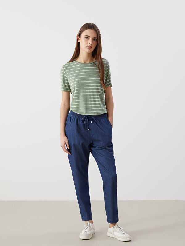 Moudda LC Waikiki - Pantalon en jean tissé cv pour Femmes - Tunisie 1