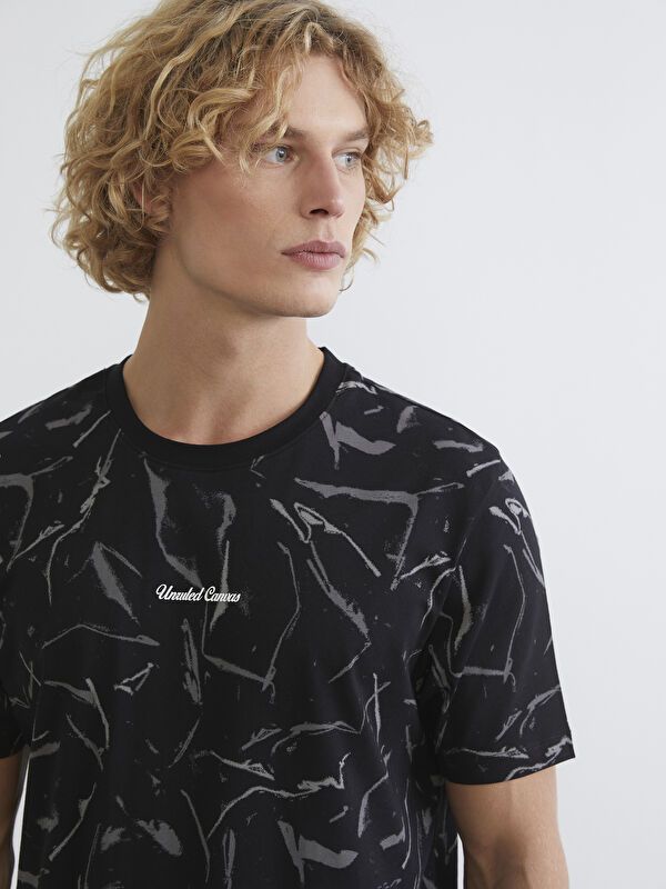 Moudda LC Waikiki - T-shirt imprimé manches courtes en jersey - Tunisie 1