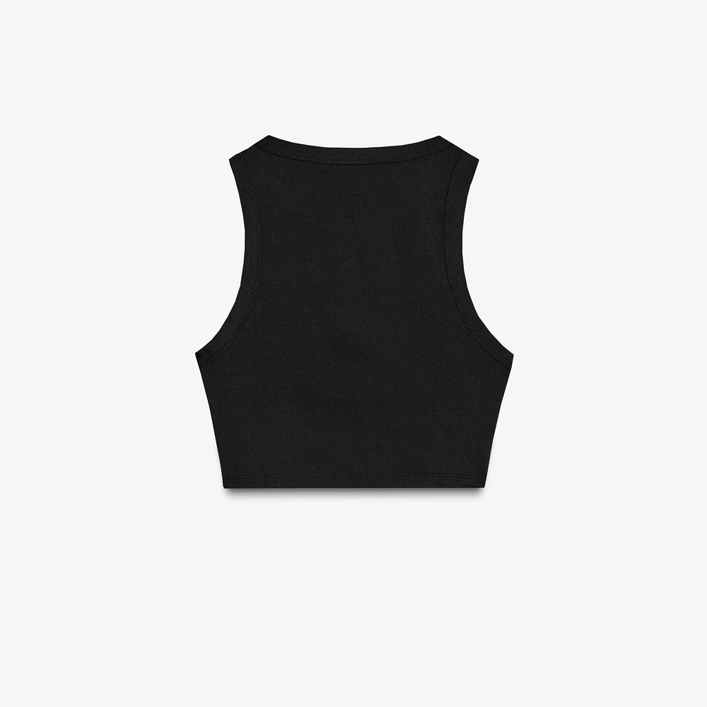Moudda ZARA - T-Shirt Crop Polyamide - Col Rond - Tunisie 2