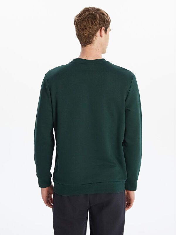 Moudda LC Waikiki - Sweatshirt en jersey Homme Vert foncé - Tunisie 4