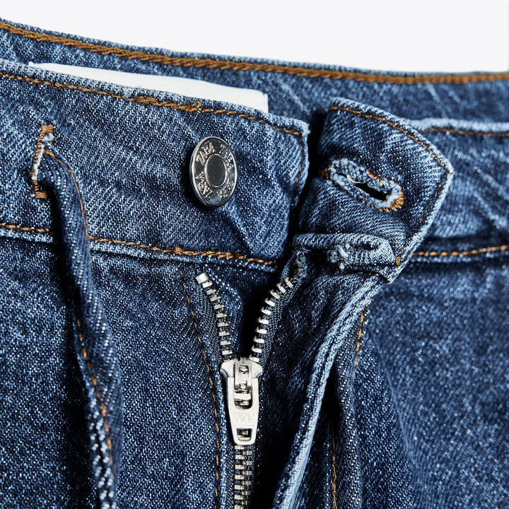 Moudda ZARA - Denim - Taille Haute & Ceinture Élastique - Tunisie 3