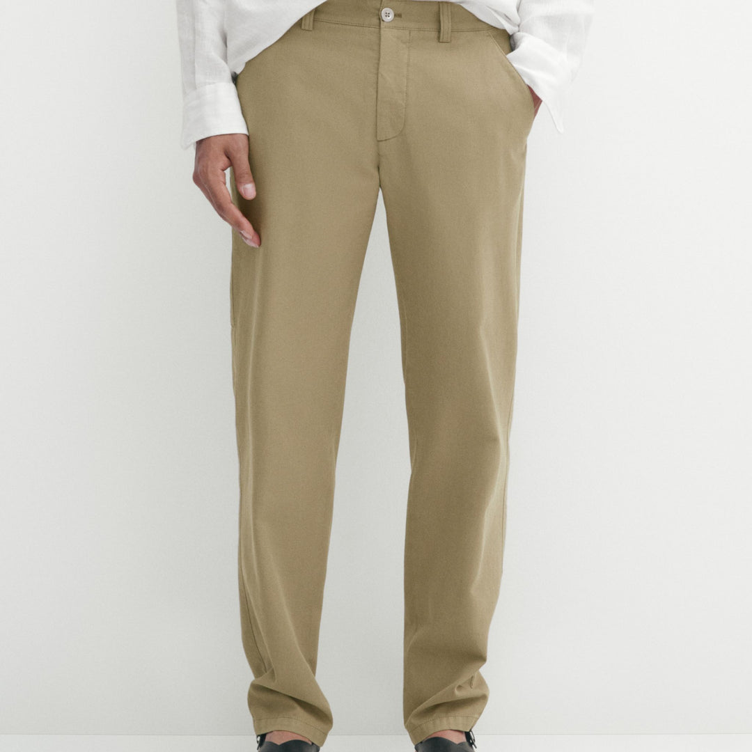 Moudda Massimo Dutti - Pantalon coton-lin, poche latérale - Tunisie 8