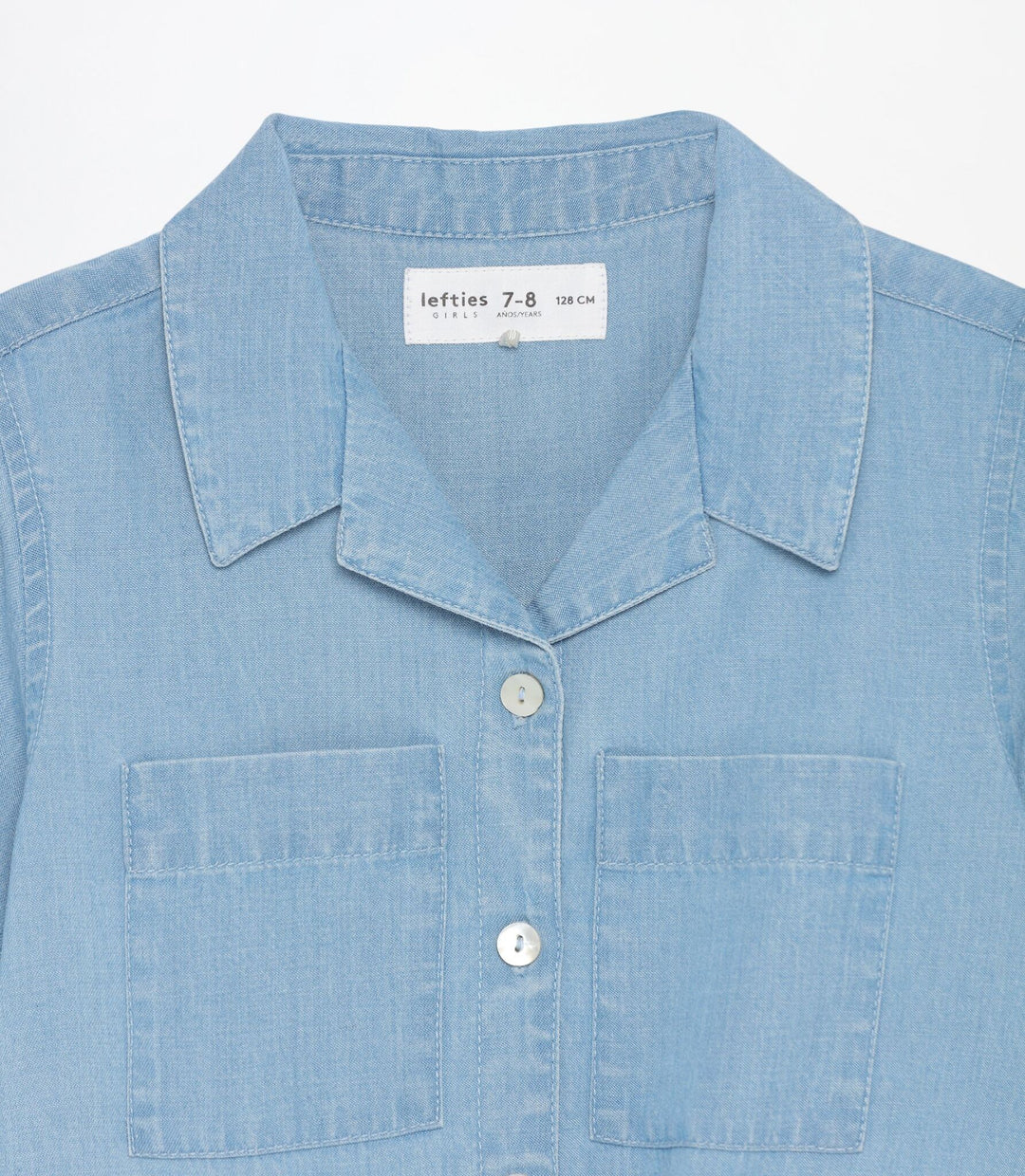 Moudda Lefties - Chemise Nœud - Denim Léger Fille - Tunisie 4