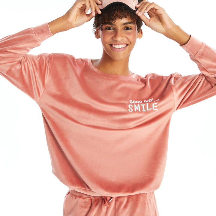 Moudda LC Waikiki - Pyjama manches longues Femme Brique - Tunisie 1