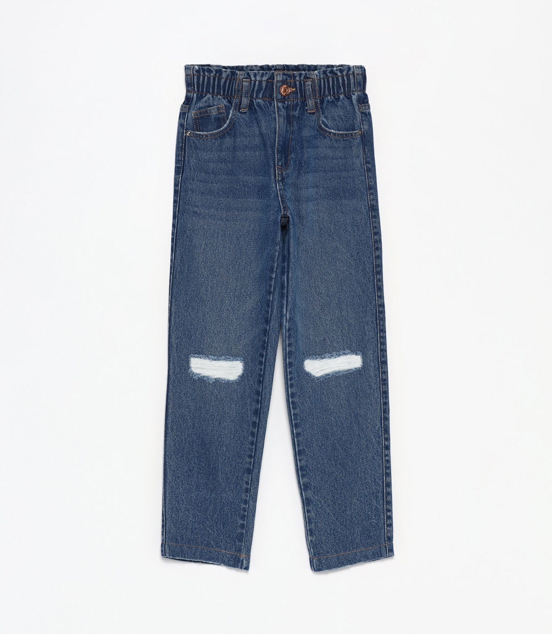 Moudda Lefties - Pantalon Mom Fit Denim - Fille - Tunisie 1