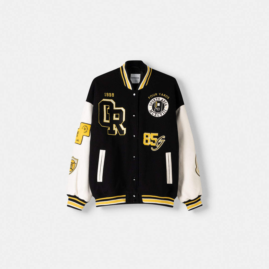 Moudda BERSHKA - Veste varsity matelassée bi-matière - Tunisie 1