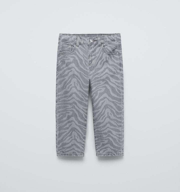 Moudda ZARA - Pantalon Denim Enfant - Mom Fit Zèbre - Tunisie 1
