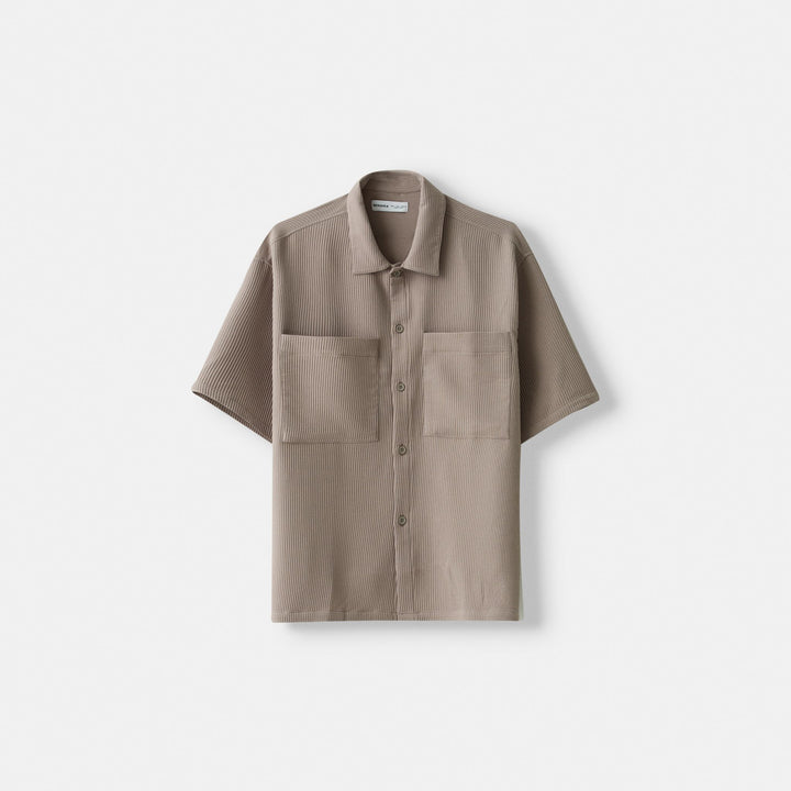 Moudda BERSHKA - Chemise manches courtes boxy plissée - Tunisie 2