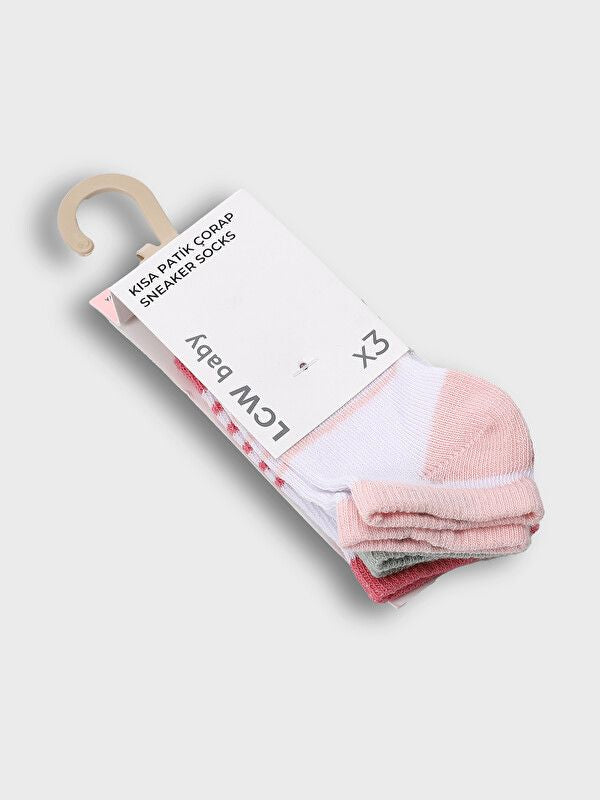 Moudda LC Waikiki - Chaussettes liner trainer (sport) pour Fille couleur Rose bébé - Tunisie 2