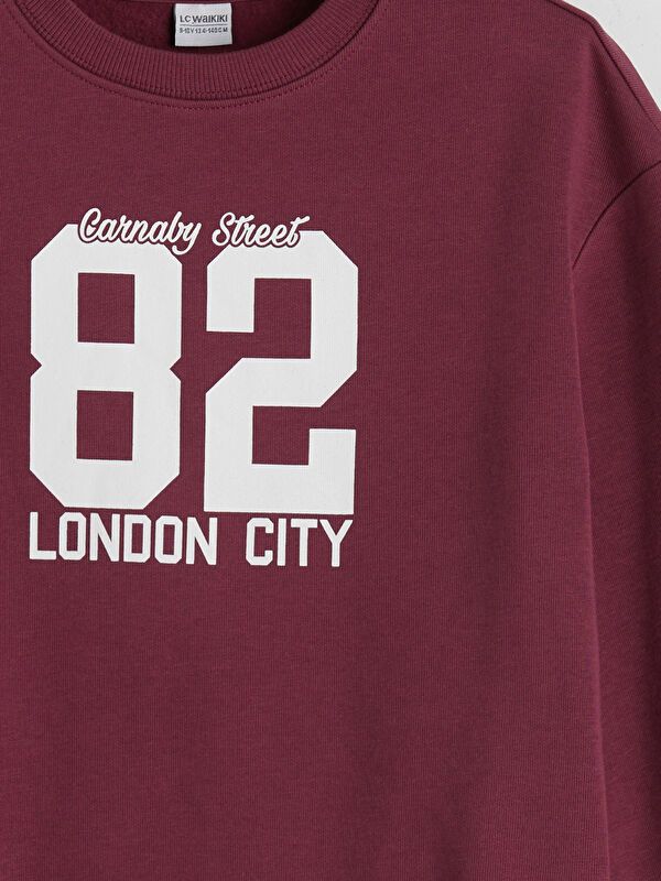 Moudda LC Waikiki - Sweatshirt en jersey Fille Prune - Tunisie 3