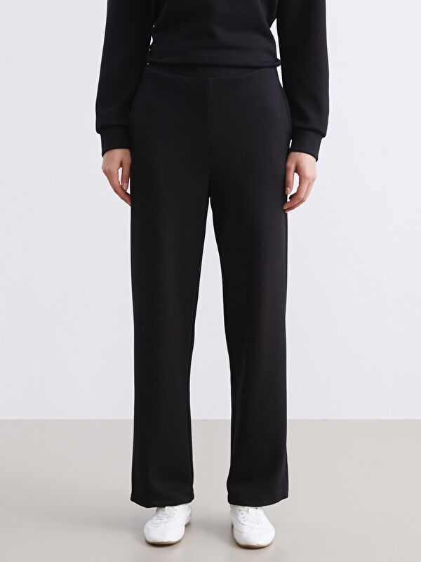 Moudda LC Waikiki - Pantalon en jersey couleur Noir pour femmes - Tunisie 2