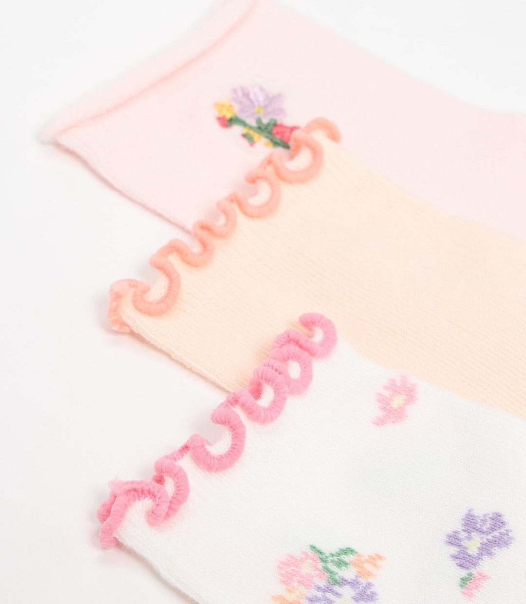 Moudda Lefties - Pack 3 Chaussettes Cheville - Fleur Curling - Tunisie 3