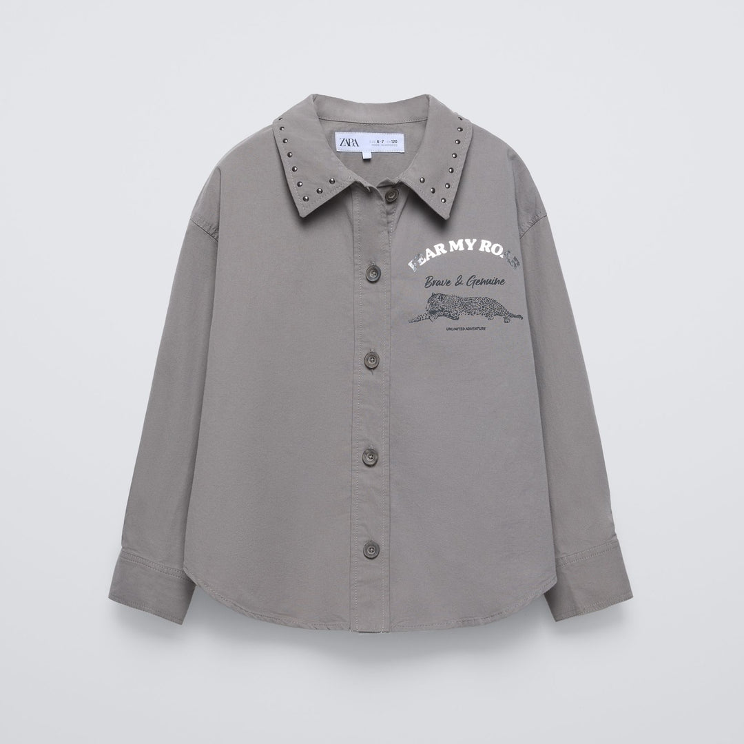 Moudda ZARA - Chemise fille imprimée strassée - Tunisie 2