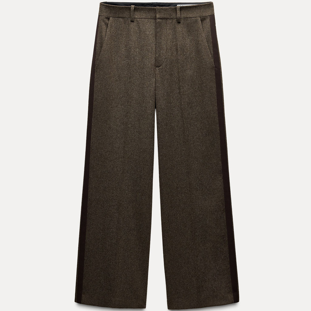 Moudda ZARA - Pantalon en Laine Shetland à Bande Latérale - Tunisie 2