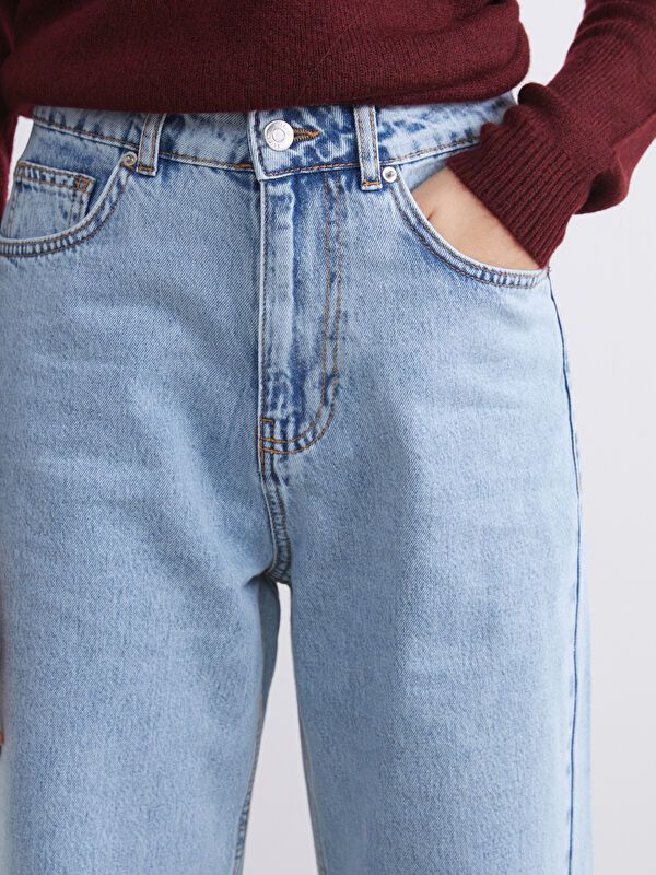 Moudda LC Waikiki - pantalon tissé en jean pour Femmes - Tunisie 3