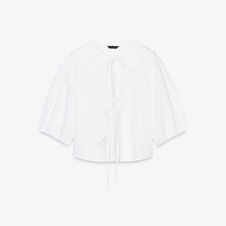 Moudda ZARA - Chemise Popeline Courte - Bobo Brodé - Tunisie 1