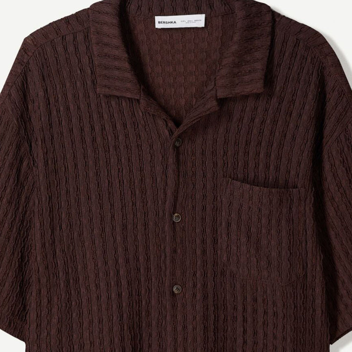 Moudda BERSHKA - Chemise Relax Rustique - Ouverte - Tunisie 3