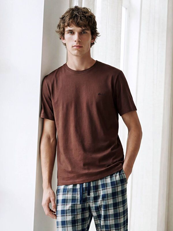 Moudda LC Waikiki - Ensemble pyjama jersey manches courtes-pantalon pour Homme - Tunisie 2