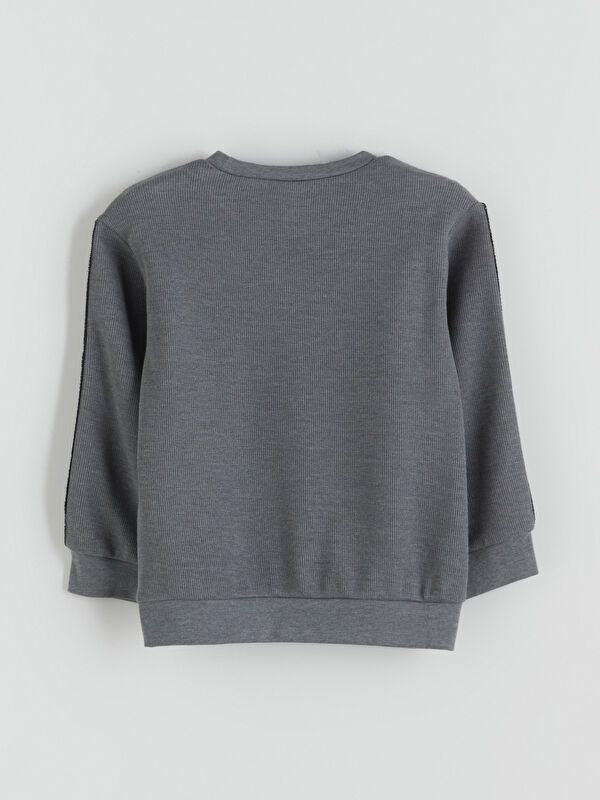 Moudda LC Waikiki - Pack sweatshirt jersey Fille Mélange anthracite - Tunisie 4