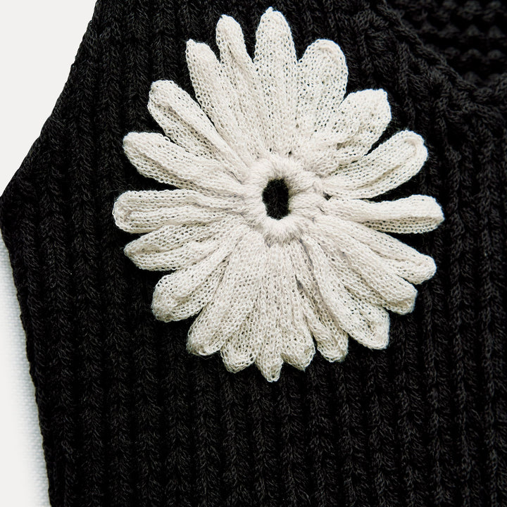 Moudda ZARA - Top fines bretelles crochet fleurs - Tunisie 3