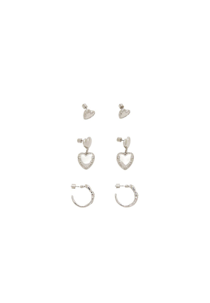 Moudda STRADIVARIUS - Lot de 3 Boucles d'Oreilles Cœur - Tunisie 1