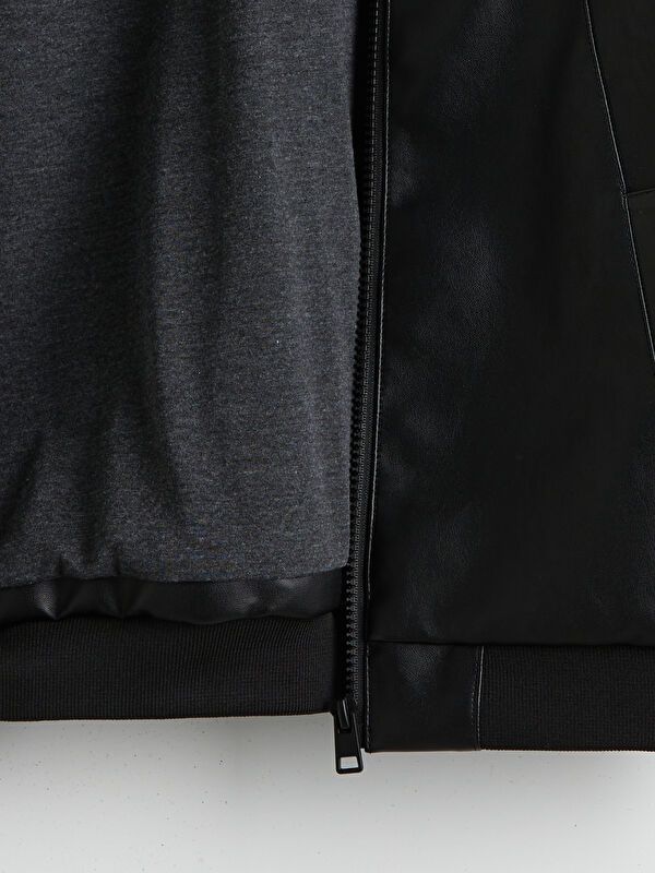 Moudda LC Waikiki - Manteau PU léger Garçon Noir - Tunisie 3