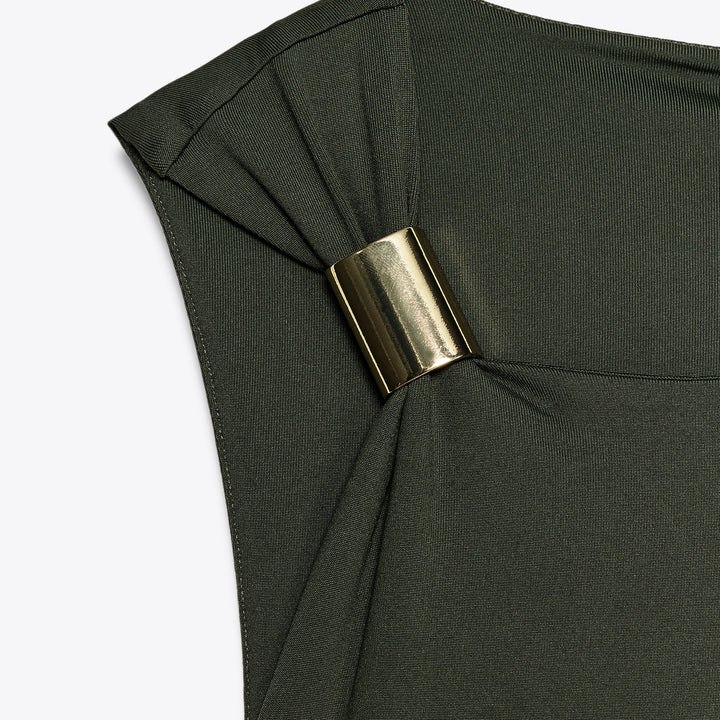 Moudda ZARA - Robe Polyamide - Détail Épaules - Tunisie 3