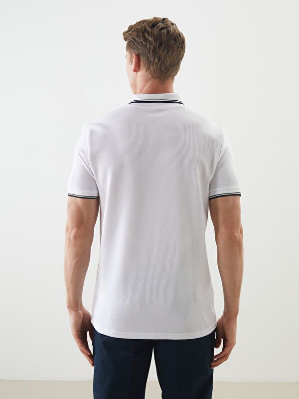 Moudda LC Waikiki - T-shirt en jersey manches courtes Homme Buxe blanc - Tunisie 4