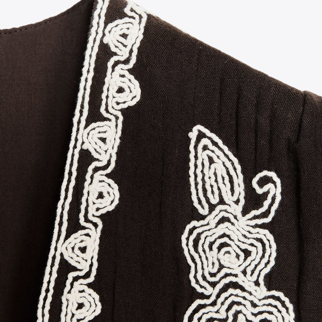 Moudda ZARA - Gilet - Broderies - Tunisie 3