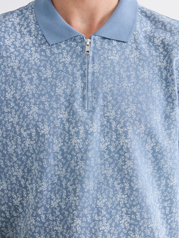 Moudda LC Waikiki - T-shirt imprimé manches courtes en jersey pour Homme couleur Bleu - Tunisie 3