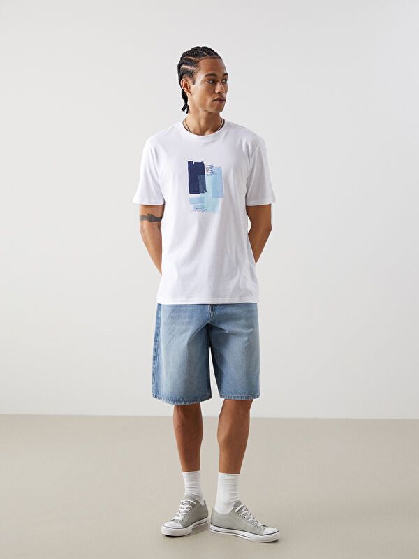 Moudda LC Waikiki - T-shirt imprimé manches courtes en jersey - Tunisie 2