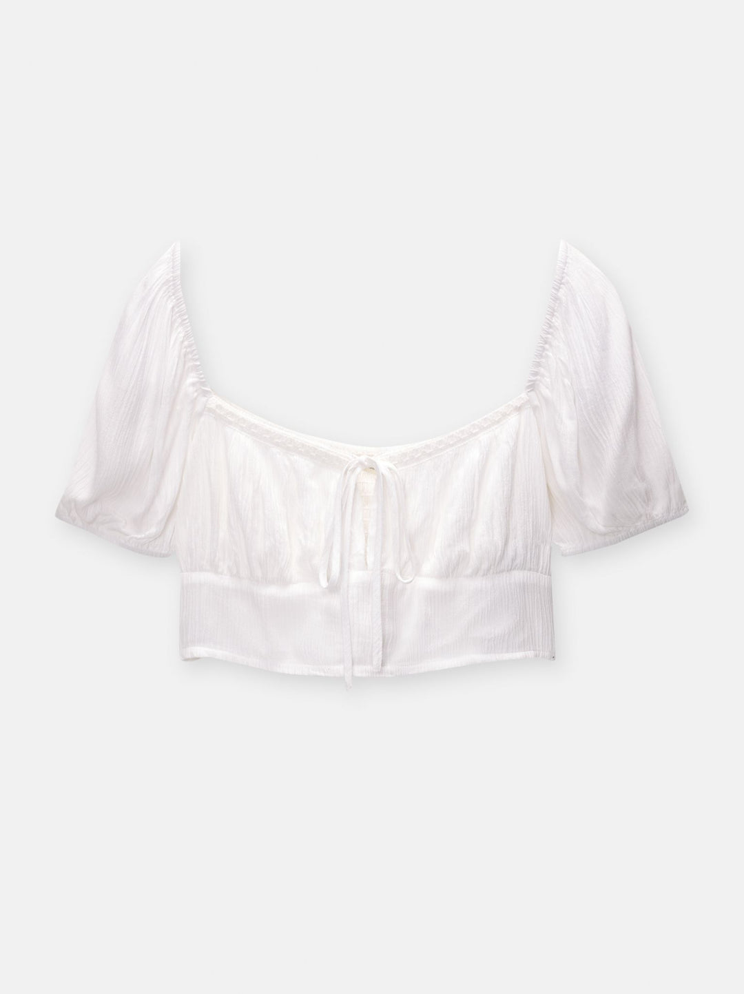 Moudda PULL & BEAR - Top Fronces Dentelle - Tunisie 1