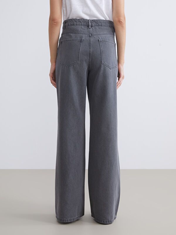 Moudda LC Waikiki - Pantalon jean tissé basique Femme Rodéo grey - Tunisie 4