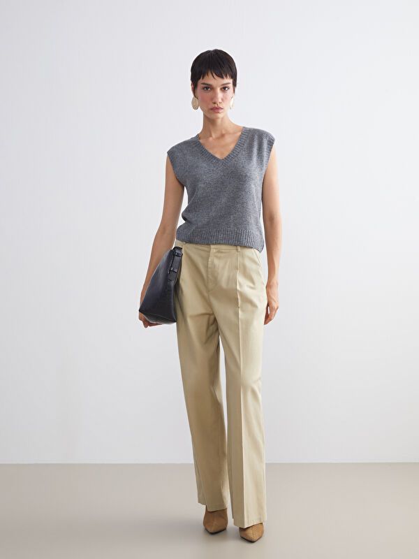 Moudda LC Waikiki - Pull tricot sans manches Femme Mélange d'anth. - Tunisie 2