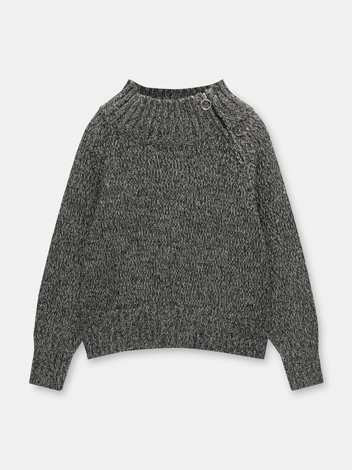 Moudda PULL & BEAR - Pull Torzal Col Cygne à Fermeture - Tunisie 3