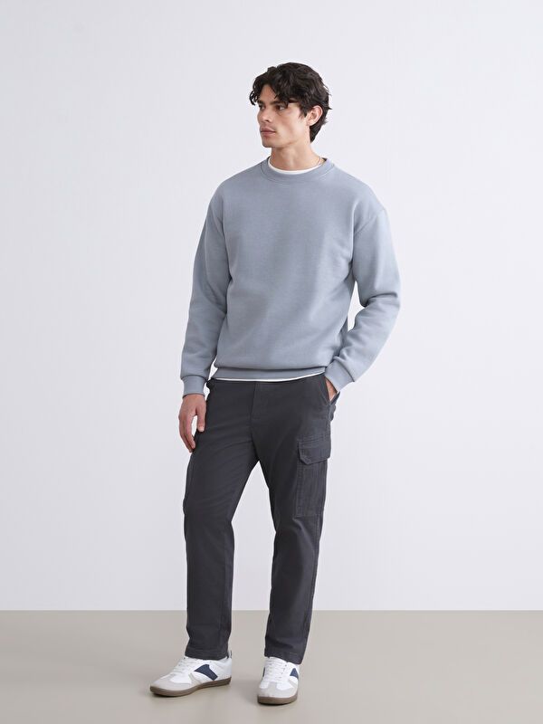 Moudda LC Waikiki - Pantalon cargo tissé Homme Anthracite - Tunisie 1