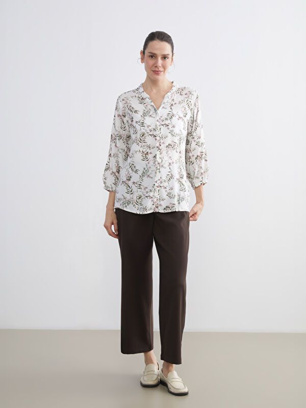 Moudda LC Waikiki - Chemise imprimée manches longues en tissu pour Femme - Tunisie 2